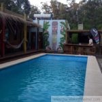 Mural La Pedrera pool view